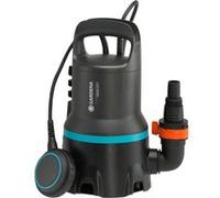 Pe évac sub 9000 Gardena : Ppe sub ac débit 9 000 l/h, fonct auto, com flot ac fonction continu, partic saleté 25 mm;syst rac rapide, 300 W (9040-20)