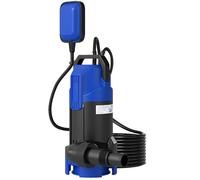 Pompe d'évacuation eaux chargées/propres - Outsunny - débit 20000L/H 750W - profondeur max. 7m - interrupteur à flotteur - noir