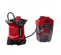 Einhell Pompe pour eaux chargées sans fil GE-DP 18/25 LL Li-Solo Power X-Change (18 V, débit de 7 000 L/h, aspiration à plat, hauteur de pompage de 5 m, modes ÉCO et BOOST, vendue sans batterie)