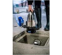 Pompe d'évacuation - SPIDO - Pro Maxinox 500 - 500 W - Débit maximal de 10,5 m³/h - Livré avec un coude a écrou tournant F 33/42