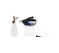 vidaXL Pompe d'extraction à purgeur de frein pneumatique et bouteille Blanc