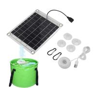 Pompe D'humidification Solaire - Générateur De Brume À Double Portable, Dispositif De Pulvérisation Rechargeable USB | Unité Compacte De Circulation De l'eau Qui Peut Être Utilisée pour Les Ré