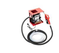 Pompe diesel auto-amorçante 220V 550W 60 l/min - Pompe à carburant industrielle avec pistolet de distribution automatique, compteur (±1%), tuyau de 4 m pour gasoil, machines agricoles, véhicules