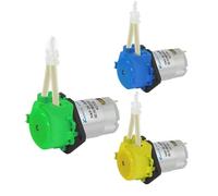 Pompe doseuse 12V/24V Pompes péristaltiques Tête de dosage avec connecteur for aquarium Laboratoire Analyse Liquides Diy Moteur Outils(24v S06b)
