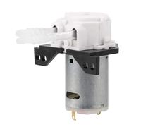 Pompe doseuse péristaltique 12V/24V, tête doseuse avec connecteur for laboratoire d'aquarium et d'analyse, bricolage(WHITE,12V whole pump)