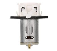 Pompe doseuse péristaltique à 3 rouleaux 12V, tête de tube DIY, contrôle de débit auto-amorçant pour analyse en laboratoire d'aquarium, noir blanc vert en option (Blanche)