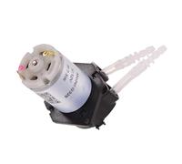 Pompe doseuse péristaltique DC 12 V avec débit auto-amorçant et réversible - 3 têtes à rouleaux, conception à pression facile à nettoyer pour aquarium, laboratoire, dosage de (3mmX5mm)