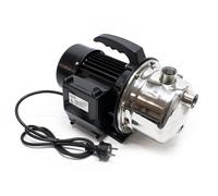 Wiltec JET110S Pompe à eau domestique portable et de jardin - 360 x 225 x 245 mm - 1100 W / 4600 L/h - en Acier inoxydable, avec Câble de 2 m
