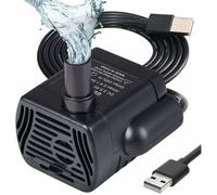 Pompe Eau Submersible Aquarium Pump Ajustable 200L/H 3W Ultra-Silencieux Pompe Catit USB Cordon de 1.4m