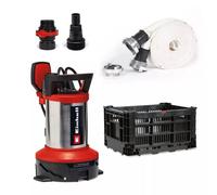 Einhell Pompe d'évacuation GE-DP 7535 N LL ECO 750 W, 18500 l/h, Ø35 mm, flexible 10 m, caisson
