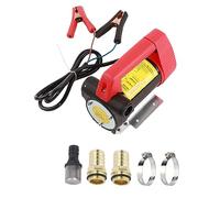Pompe Electrique Carburant, Fonte Robuste, 210x120x105mm Rouge et Noir - Transfert Rapide 45L / min, Bypass Intégré Pour et Industrie