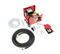 pompe électrique de transfert de carburant 220V, débit 60L/min, puissance moteur 550W, rouge