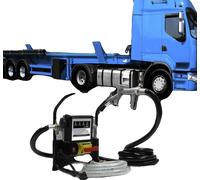 Pompe électrique de transfert de gasoil, haut débit 45L/min, corps en fonte durable, noir