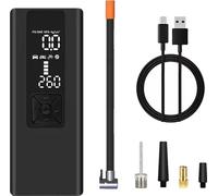 Pompe électrique gonflable portable pour voiture, manomètre numérique pour pneus, port de charge USB, 6000mAh