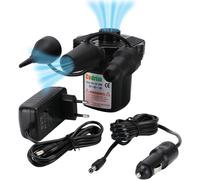 Pompe Électrique, Pompe À Air Gonfleur/Degonfleur Avec 3 Buses Pour Matelas,Camping Coussin,Lit À Eau,Bateau,Anneau De Natation Ac 220v-240v Maison/Dc12v Voiture