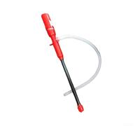 Pompe électrique portable 12/24 V pour transfert d'huile adaptée pour réservoir de carburant, garage, aquarium, maison et jardin (rouge)