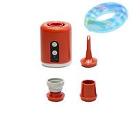 Pompe électrique portative - pompe à air à batterie au lithium multifonctionnelle extérieure avec éclairage | Inflation longue durée pour matelas et balles aux coussins d'air | Outil de voyage