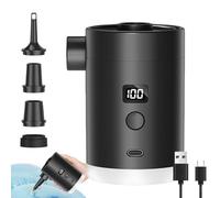 Pompe électrique pour les gonflables, pompe à air électrique pour gonflable,Affichage à LED 400mAh Puille Puplable Puplable avec lumière de camping - Petits accessoires pour matelas Pool Floads Yoga B