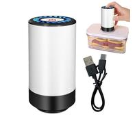 Pompe Électrique Pour Sacs Sous Vide - Pompe De Scellage De Voyage 5,1 X 5,1 X 9,9 Cm, Solution USB Réutilisable, Outil Ménagère À Usage Domestique, Sac Sous Vide Portable | Organisateur De Stockage D