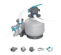 Pompe Filtration Sable Piscine Bestway 11355L/h - Jusqu'à 66m3 - Préfiltre