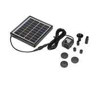 Pompe Fontaine Solaire, 2W Noir, Énergie Économique et Haute Efficacité - Décoration de Jardin, Bassin et Bain d’Oiseaux