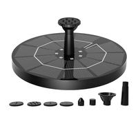 Pompe Fontaine Solaire Pompe à Eau Solaire | Jardin Pompe Fontaine Solaire - Décoration Extérieure avec 6 Buses pour Bain d'oiseaux, Jardin, Étang, Piscine, Extérieur