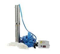 Pompe forage - Pompe forage - 4SPM5/15 - 1,3 kW - 40 m - Turbines inox de Générique