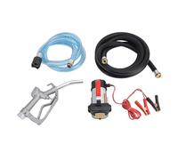 Pompe Gasoil à Fioul Électrique 12V 155W, Kit Complet avec Tuyaux 2m / 4m et Buse - Haute Performance, Durable en PVC et Acier, Usage Industriel et Agricole