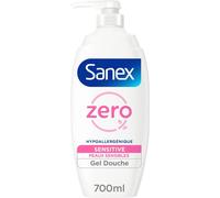 Pompe Gel Douche Zéro Sensitive Pompe - Peaux Sensibles - Sans Savon - Hypoallergénique - 700ml