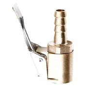 Pompe gonflable portable for pneu de voiture, mandrin à air, connecteur de valve de pompe, adaptateur à clip, valve de roue de pneu en laiton de voiture 6/8 mm(6mm)