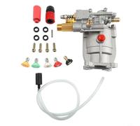 Pompe horizontale pour nettoyeur haute pression 1,9 cm Tige 2400-2750 PSI 2,2-2,4 GPM Aluminium anodisé moulé sous pression Double joint Entretien Rapide Installation
