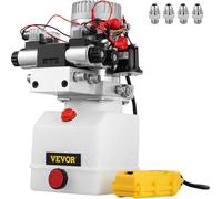 pompe hydraulique 12V à double effet double aimant 4.5L Groupe hydraulique Pompe de basculement ZZ004234 Pompe hydraulique électrique Groupe hydraulique