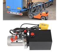 Pompe hydraulique 3000 W - 7,57 l - Double action - Pour levage et abaissement - Avec poignée de commande filaire de 4,5 m