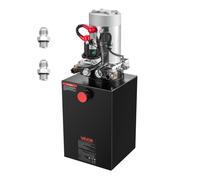 Pompe Hydraulique à Double Effet,-VEVOR-Groupe de Bennage pour Camion-11,4 L-Débit 3,4 L/min-Réservoir Métallique