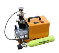 Pompe hydraulique à engrenages Compresseur d'air électrique haute pression 4500 psi 300 bar 30 MPa pour carabine PCP pneumatique, pistolet à air comprimé et gonfleur de plongée.