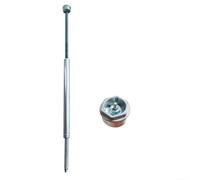 Pompe hydraulique d'amortissement de fourche avant de VTT, outil de réglage de la pression d'air pour réparation de verrouillage de suspension, composant argenté en alliage d'aluminium pour