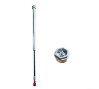 Pompe hydraulique d'amortissement de fourche avant de VTT, outil de réglage de la pression d'air pour réparation de verrouillage de suspension, composant argenté en alliage d'aluminium pour
