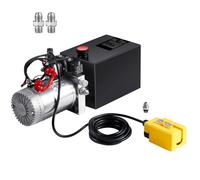 Pompe Hydraulique-Duoku-6 pintes-Unité d'Alimentation à Double Effet-Débit de 0,91 GPM-Pression Maximale de 3200 PSI