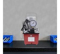 Pompe hydraulique électrique 700 bar 220 V avec pédale et manomètre, hydraulique Power Pack 7 l pour atelier presse cric pont élévateur