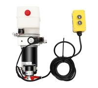 Pompe hydraulique électrique 800 W, DC 12 V, unité hydraulique à commande simple, presse hydraulique à distance, pompe à bascule, réservoir de remorque, pour ponts élévateurs fixes, véhicules