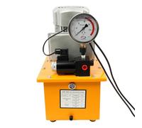 Pompe hydraulique électrique avec réservoir de carburant de 7 l, 750 W 220 V 1400 tr/min, électrovanne magnétique 2-70 Mpa - Pompe électro-hydraulique pour construction automobile et entretien