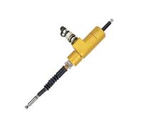 Pompe hydraulique frein moto Système de maître-cylindre d'embrayage hydraulique manuel universel pour moto avec piston 14 x 15 mm et pompe de transfert efficace Cylindre frein arrière (Gold)