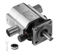Pompe Hydraulique-VEVOR-Aluminium-13GPM-2 Etages-3000 PSI-Valve Entrée 1'', Sortie NPT 1/2'' 3600 tr/min-Petit Moteur