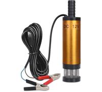 Pompe immergée 12V pour eau et gasoilDébit 19mmAcier inoxydable et aluminiumInterrupteur d'alimentation inclus
