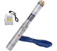 Pompe immergée - 370W - Débit 4000L/h - Hauteur de refoulement 34m - Câble 20m