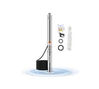 Pompe Immergée 550W Débit 100L/min Hauteur De 5300cm Avec Cordon 2000cm IP68