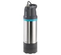 Gardena pompe immergée auto, débit de 6 100 l/h, avec filtre à impuretés, protection contre le fonctionnement à sec intégré (1773-20), Argenté/Noir/Turquoise/Orange, bis zu 6.100 l/h mit Automatik