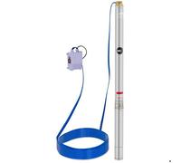 MSW Pompe immergée -70 mm / 2,75'' - 3800 l/h - 750 W - 50 m de câble / 84 m de hauteur d'élévation - Inox MSW-SPP32-075-50