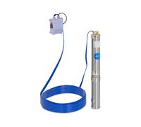 Pompe immergée - 95 mm / 3,75'' - 6000 l/h - 550 W - 20 m de câble / 58 m de hauteur d'élévation - Inox | hillvert