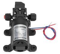 Pompe immergée à membrane auto amorçante, Pompe a Eau Camping Car, DC 12V 70W 0.9Mpa 4-6L/Min Pompe auto amorçante à membrane haut